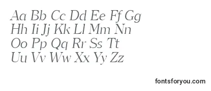 ClearfacelhItalic-fontti