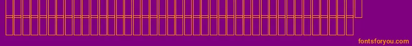 AcsZomorrodExtraBold Font – Orange Fonts on Purple Background