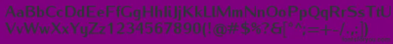 IwonaheavyRegular Font – Black Fonts on Purple Background