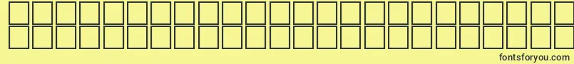 AlKharashi38 Font – Black Fonts on Yellow Background