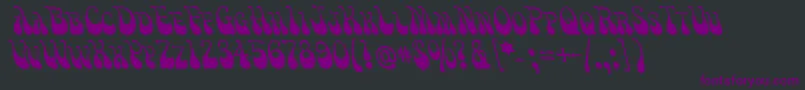 Victm Font – Purple Fonts on Black Background