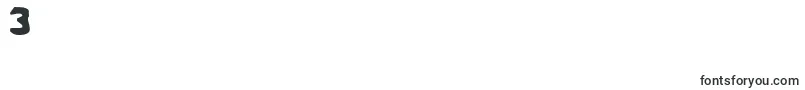 GoolaBlack Font – Fonts for Digit 3