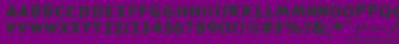 GizmoSsi Font – Black Fonts on Purple Background