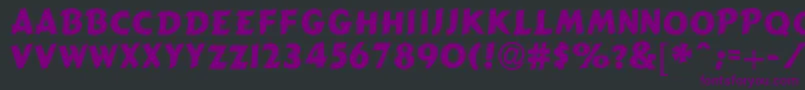 GizmoSsi Font – Purple Fonts on Black Background