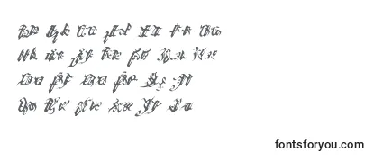 Schriftart Ivaliciangothic