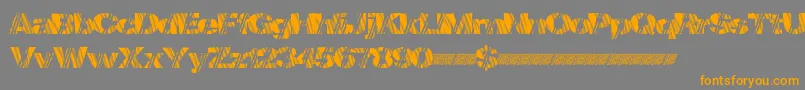 More about Mindstorm Font Mindstorm Font – Orange Fonts on Gray Background
