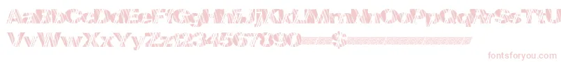 Mindstorm Font – Pink Fonts on White Background