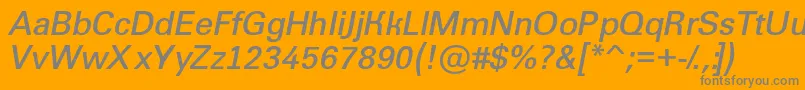 Подробнее о шрифте AGroticltBolditalic Шрифт AGroticltBolditalic – серые шрифты на оранжевом фоне