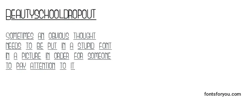 Beautyschooldropout Font