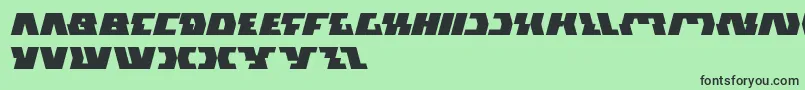 GladiatorSport Font – Black Fonts on Green Background
