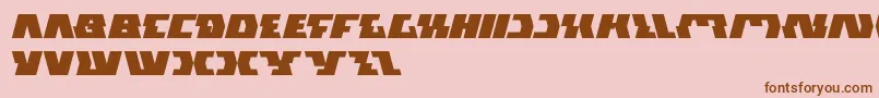 GladiatorSport Font – Brown Fonts on Pink Background