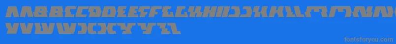 GladiatorSport Font – Gray Fonts on Blue Background