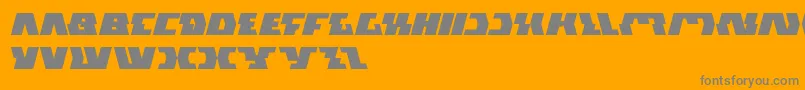 GladiatorSport Font – Gray Fonts on Orange Background