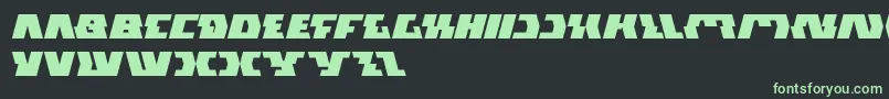 GladiatorSport Font – Green Fonts on Black Background