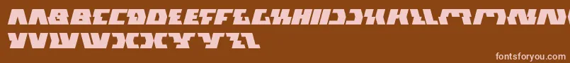 GladiatorSport Font – Pink Fonts on Brown Background