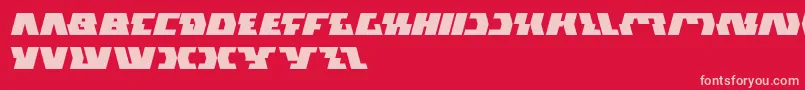 GladiatorSport Font – Pink Fonts on Red Background