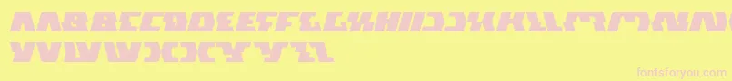 GladiatorSport Font – Pink Fonts on Yellow Background