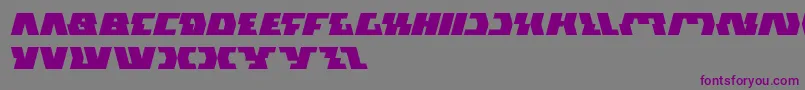 GladiatorSport Font – Purple Fonts on Gray Background