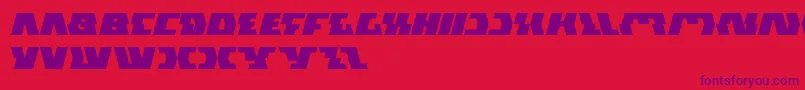 GladiatorSport Font – Purple Fonts on Red Background