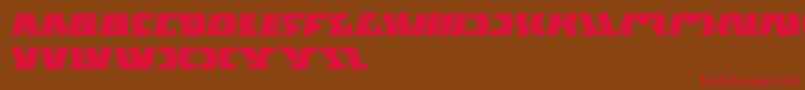 GladiatorSport Font – Red Fonts on Brown Background