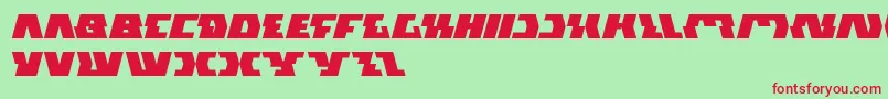 GladiatorSport Font – Red Fonts on Green Background