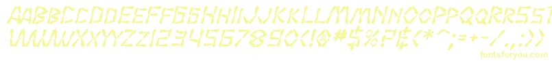 SfWasabiBoldItalic Font – Yellow Fonts