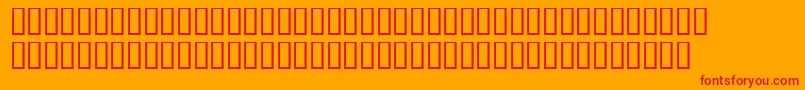 Graceadonissh Font – Red Fonts on Orange Background