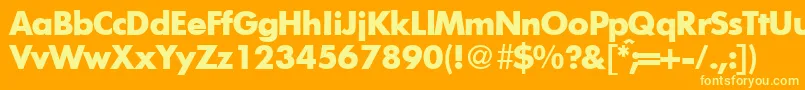 More about FunctiontwoBold Font FunctiontwoBold Font – Yellow Fonts on Orange Background