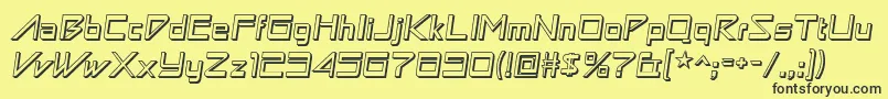 Lisätietoja Astronbw1-fontista Astronbw1-fontti – mustat fontit keltaisella taustalla