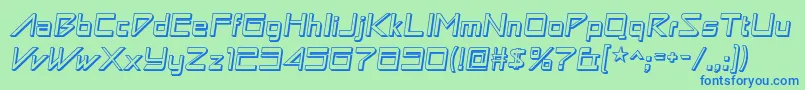 More about Astronbw1 Font Astronbw1 Font – Blue Fonts on Green Background