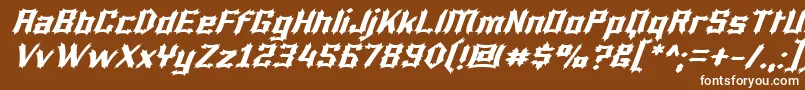 More about LuciferiusItalic Font LuciferiusItalic Font – White Fonts on Brown Background