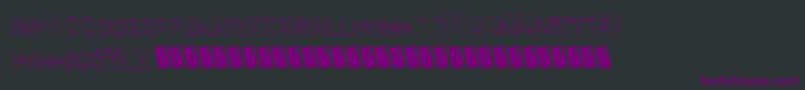 Hairbows Font – Purple Fonts on Black Background