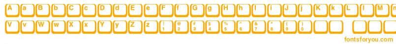 Шрифт Keyboard1c – оранжевые шрифты