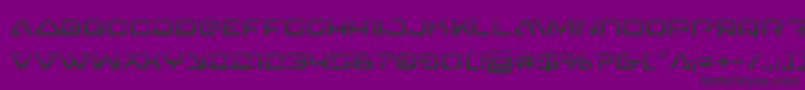 4114blasterv2half Font – Black Fonts on Purple Background