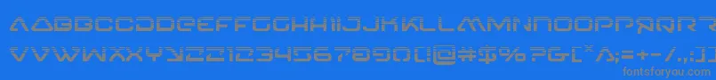 Lisätietoja 4114blasterv2half-fontista 4114blasterv2half-fontti – harmaat kirjasimet sinisellä taustalla