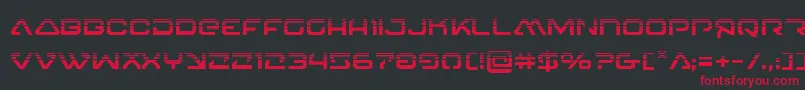 4114blasterv2half Font – Red Fonts on Black Background