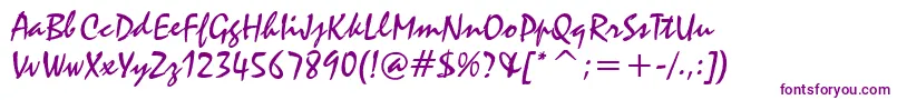 StZephyrRegular Font – Purple Fonts