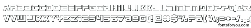 フォントEdgeracer3D – フォントの形
