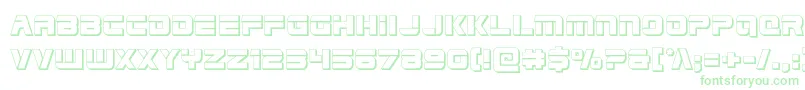 Edgeracer3D-fontti – vihreät fontit