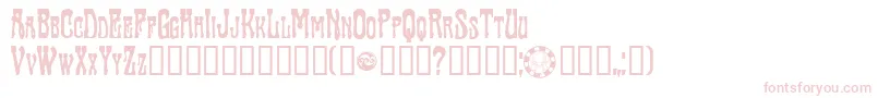 SluaghCreepy Font – Pink Fonts on White Background