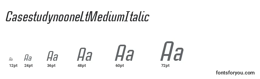 Размеры шрифта CasestudynooneLtMediumItalic