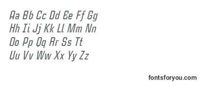 Review of the CasestudynooneLtMediumItalic Font