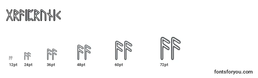 Graiprunic Font Sizes