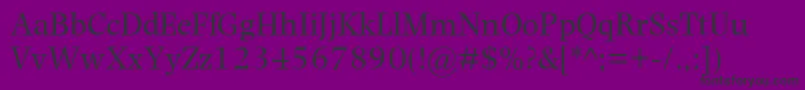 PhotinaMt Font – Black Fonts on Purple Background