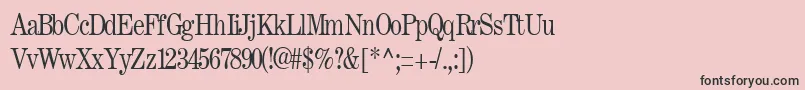 Шрифт FastRegular – чёрные шрифты на розовом фоне