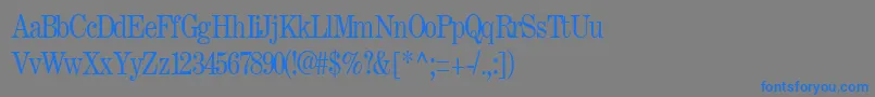 FastRegular-Schriftart – Blaue Schriften auf grauem Hintergrund