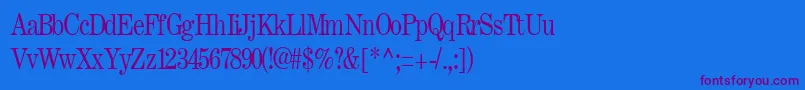 FastRegular-fontti – violetit fontit sinisellä taustalla
