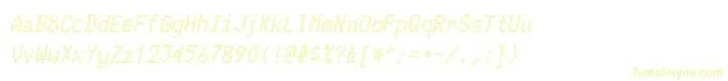 TelidoninkrgBolditalic Font – Yellow Fonts