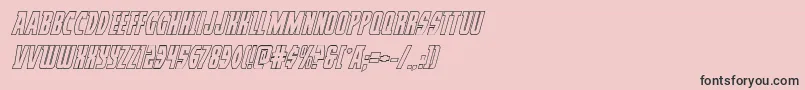 fuente Prowleroutital – Fuentes Negras Sobre Fondo Rosa