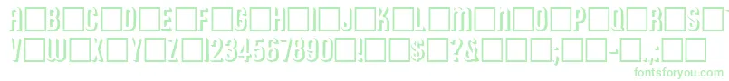 Archer Font – Green Fonts on White Background